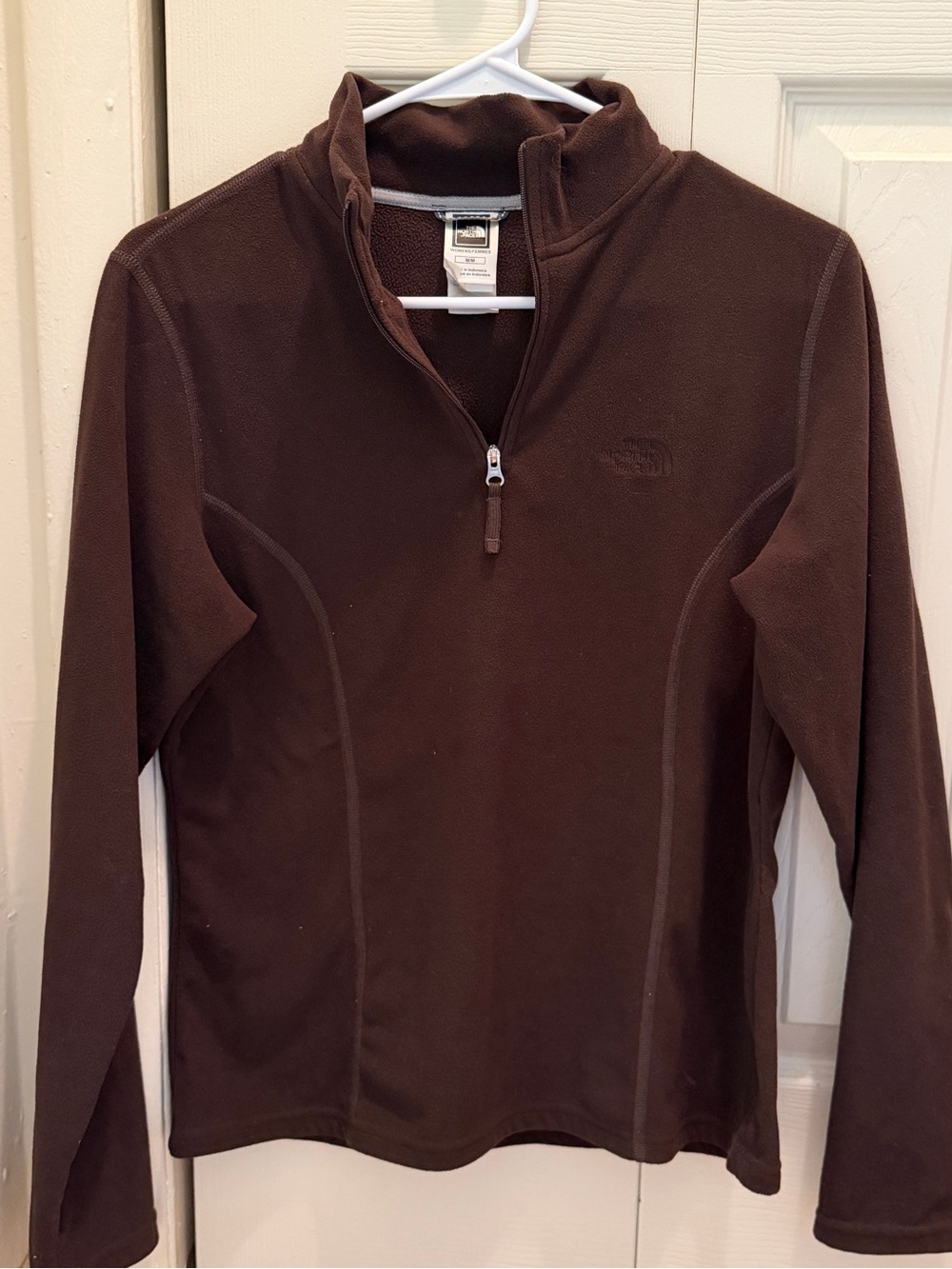 The North Face Women's Brown Half-Zip Fleece Pullover